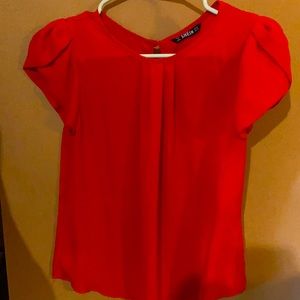 Shein red blouse, BRAND NEW! Never worn size M